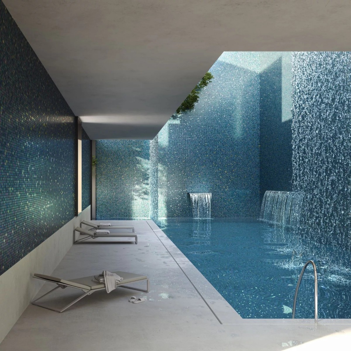 Стеклянная мозаичная смесь Ezarri Jade Gold